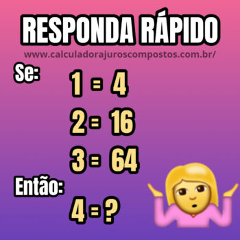 Responda rápido este desafio