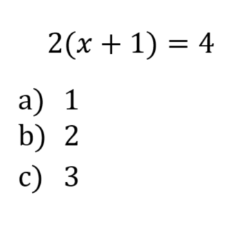 Como resolver os problemas de álgebra?